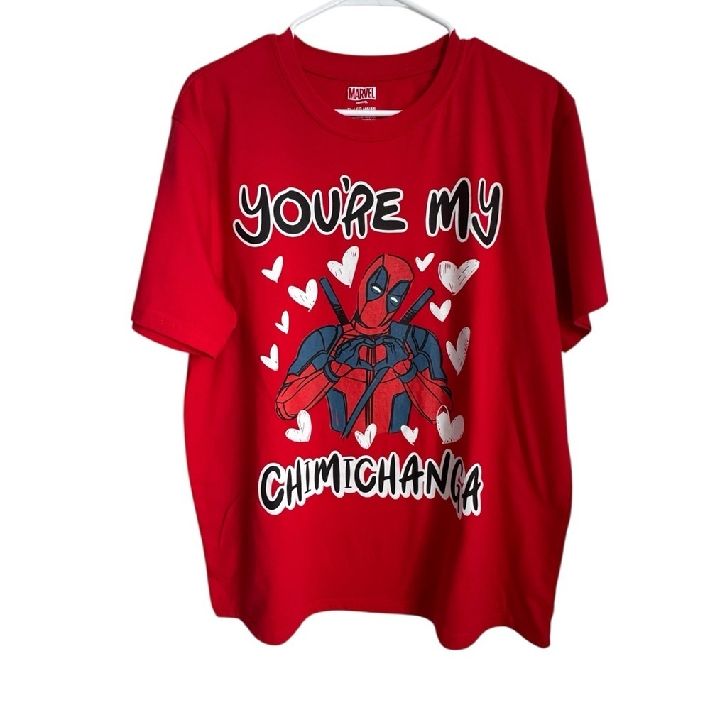 Marvel Deadpool Men’s Valentine Shirt
